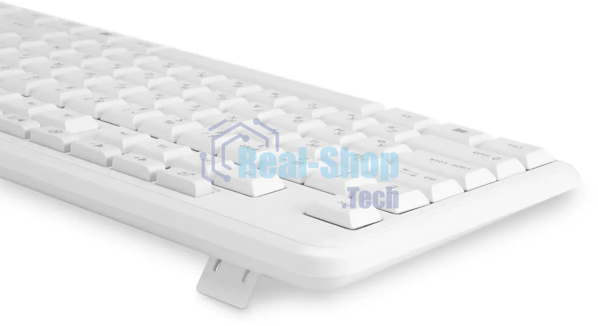 Клавиатура проводная Oklick 305M (1875227), USB, белый