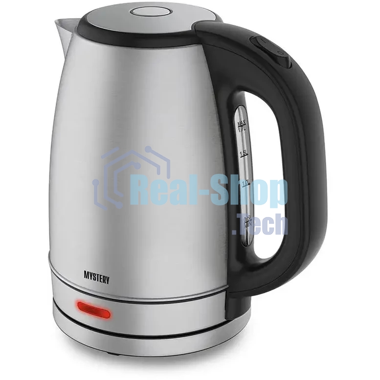 Чайник электрический MYSTERY MEK-1655 1.7 л, 1800 Вт, нержавеющая сталь