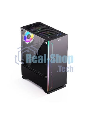Компьютерный корпус ABR Robin I (1хUSB 3.0, 2хUSB 2.0, HD Audio, 3xRGb Fan, ATX, Micro-ATX)