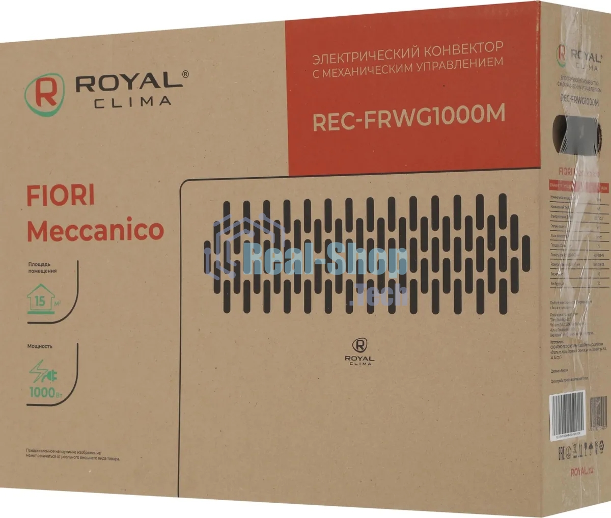 Конвектор Royal Clima Fiori Meccanico REC-FRWG1000M 1000Вт белый