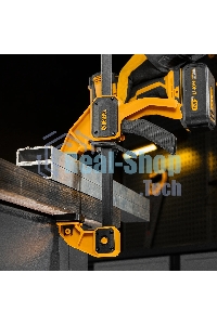 Струбцина Denzel F-образная, быстрозажимная, 450 х 80 мм, усиленный нейлоновый корпус