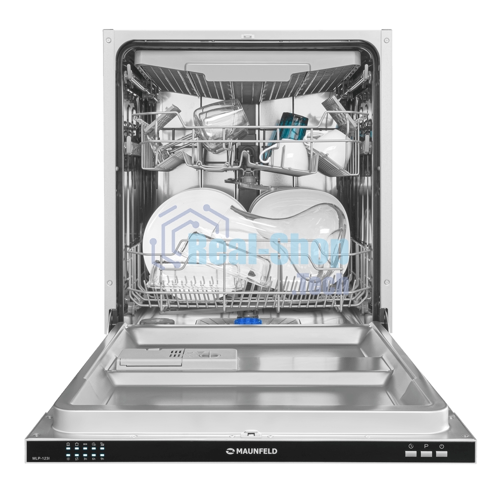 Встраиваемая посудомоечная машина Maunfeld MLP-123I, черный, 59.8 см, 14 компл., 49 дБ, класс A++