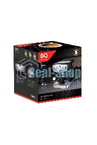 Кофеварка рожковая BQ CM1006 черный-стальной, исп. кофе - молотый, 1,5 л, 850 Вт, 15 бар