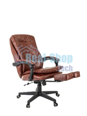 Кресло Бюрократ T-9950MSG-F/BROWN-PU коричневый, экокожа