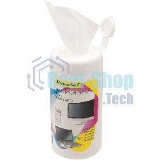 Салфетки Silwerhof Classic для экранов мониторов/плазменных/ЖК телевизоров/ноутбуков туба 100шт влажных