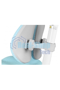 Кресло детское Cactus CS-CHR-3604BL голубой крестов. пластик серый