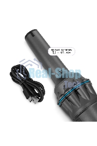 Пылесос ручной Kitfort КТ-5538 120Вт серый/голубой