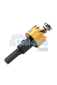 Коронка по металлу Denzel HSS, 21 мм, нитридтитановое покрытие