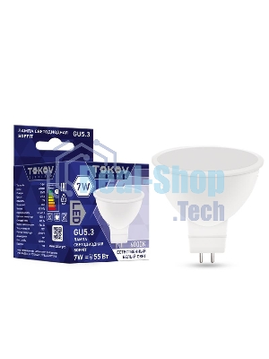 Лампа светодиодная TOKOV ELECTRIC 7Вт Soffit 4000К GU5.3 176-264В
