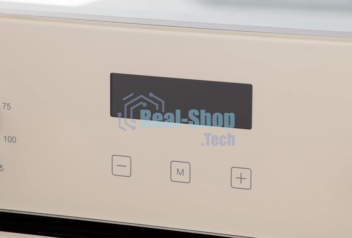 Шкаф духовой электрический Maunfeld EOEM516BG, 45 см, 51 л, бежевый, встраиваемый