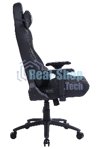 Кресло игровое Cactus CS-CHR-130-M, массажное, с подголовником, черный