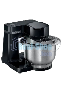 Кухонный комбайн Bosch MUMS2EB01, 700 Вт, 4 скорости, металл чаша 3,8 л, черный