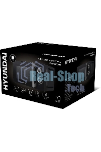 Микроволновая печь Hyundai HYM-M2054 черный/серебристый, 20 л, 700 Вт, переключатели - поворотный механизм