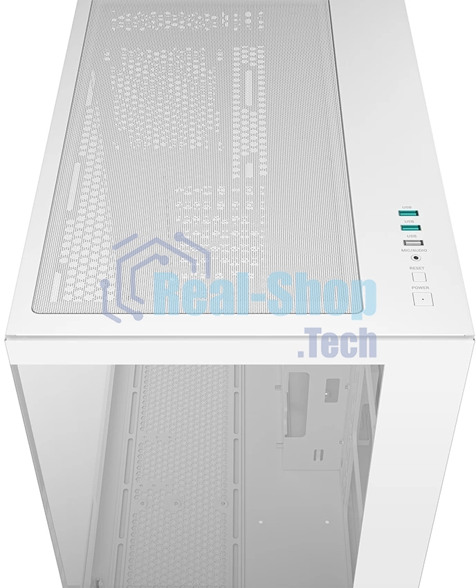 Компьютерный корпус Deepcool CG530 WH белый без БП ATX 2x120мм 2x140мм 2xUSB2.0 1xUSB3.0 audio bott PSU