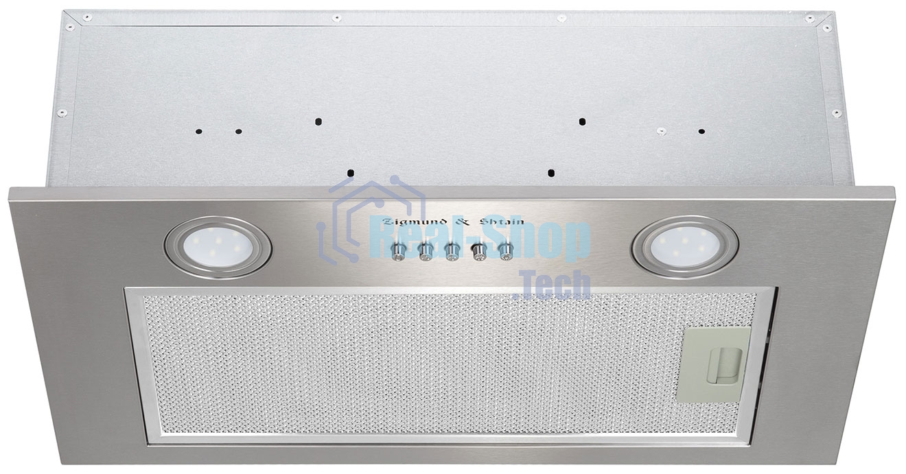 Вытяжка встраиваемая Zigmund & Shtain K 018.5 S нержавеющая сталь, 50 см, 660 куб. м/ч, 58.6 дБ