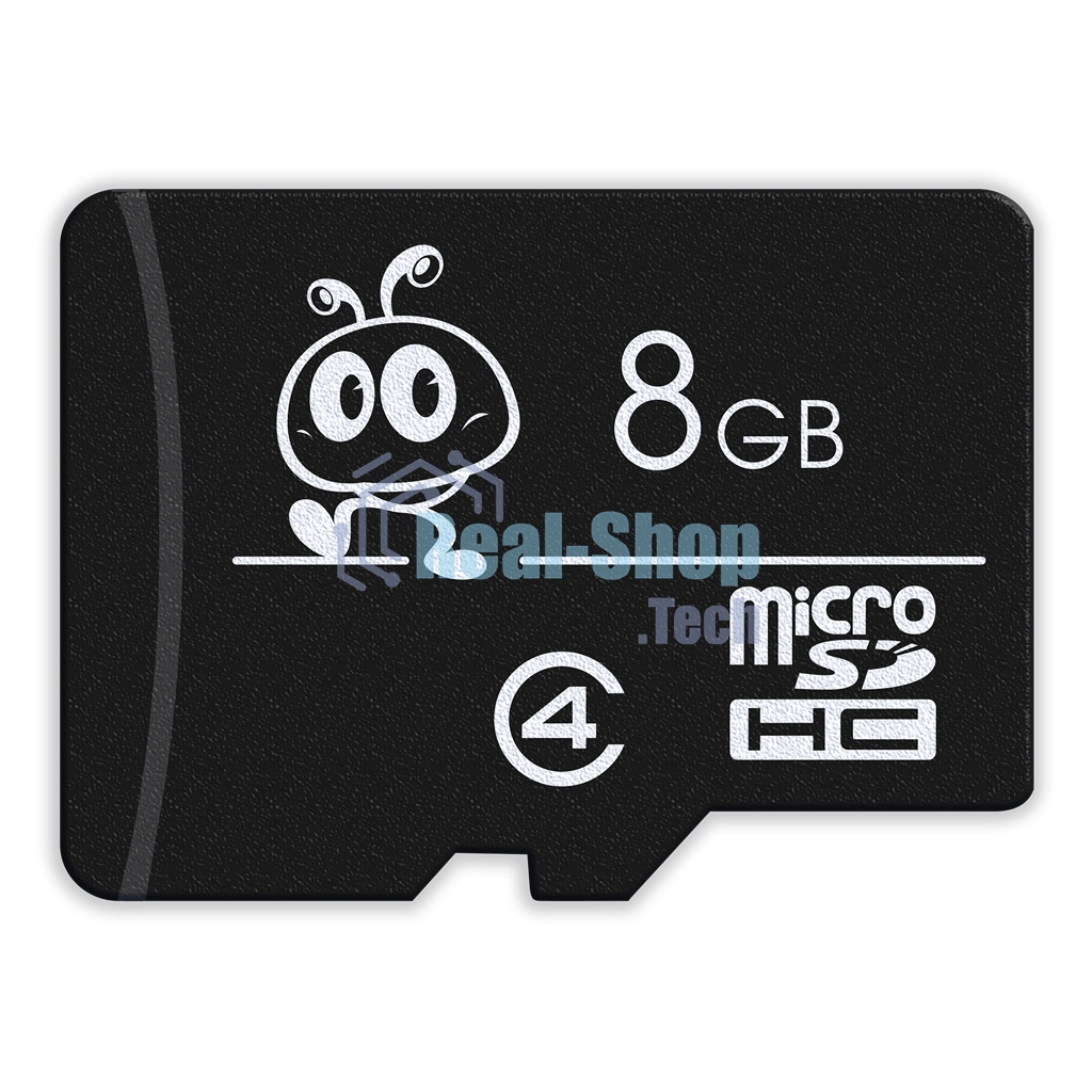 Флеш карта Micro SDHC 8Gb Smartbuy Сlass 4 (без адаптеров)
