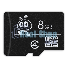 Флеш карта Micro SDHC 8Gb Smartbuy Сlass 4 (без адаптеров)