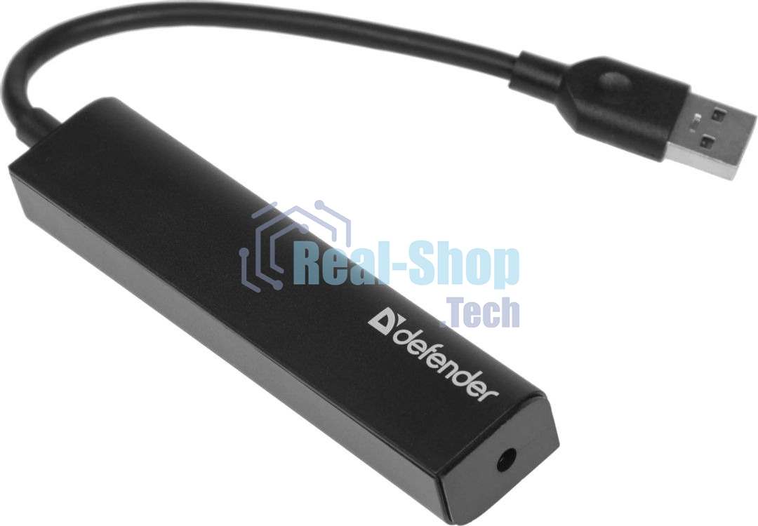 USB-концентратор Defender Quadro Express, USB 3.0, USB 4 порта, USB