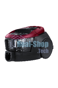 Пылесос Samsung VC18M31A0HP бордовый/черный, 380/1800 Вт, уборка сухая, пылесборник контейнер 2 л