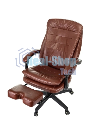 Кресло Бюрократ T-9950MSG-F/BROWN-PU коричневый, экокожа
