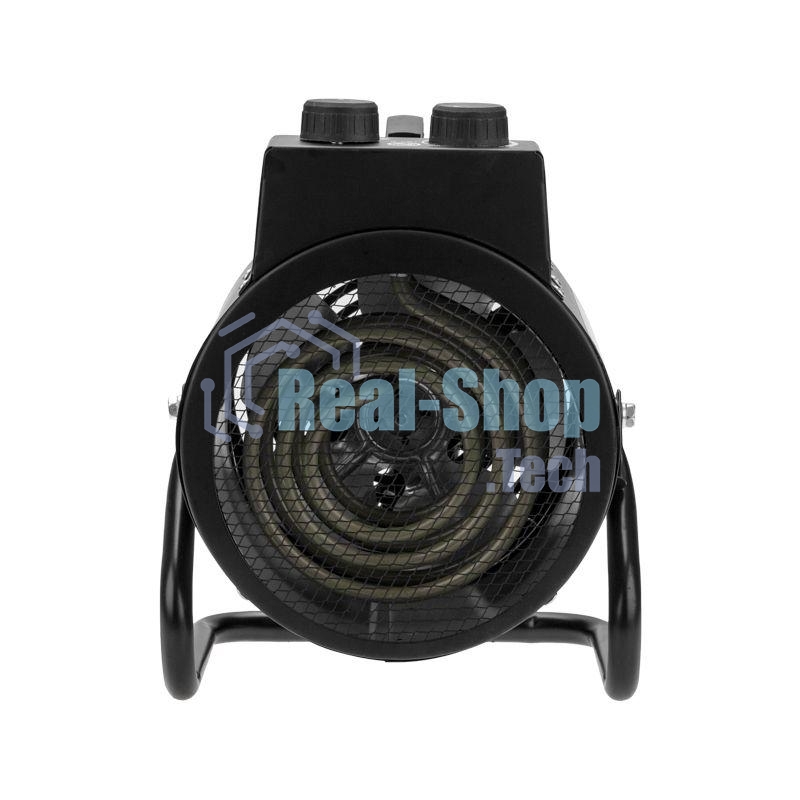 Пушка тепловая электрическая Rexant круглая, регулировка угла наклона, ТЭН, 3кВт