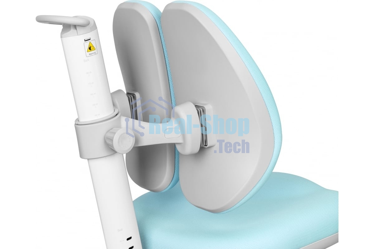 Кресло детское Cactus CS-CHR-3604BL голубой крестов. пластик серый