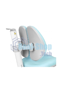 Кресло детское Cactus CS-CHR-3604BL голубой крестов. пластик серый