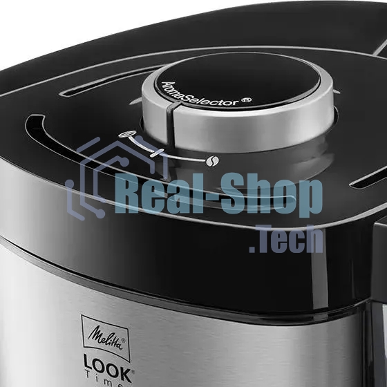 Кофеварка капельная Melitta Look V Therm Timer Black Filter черный/нержавеющая сталь, исп. кофе - молотый, 1.25 л, 1000 Вт