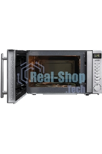 Микроволновая печь BBK 20MWG-733T/BS-M серебристый, 20 л, 700 Вт, поворотный тактовый механизм, кнопки