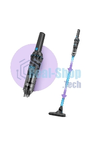 Пылесос ручной Kitfort КТ-5538 120Вт серый/голубой