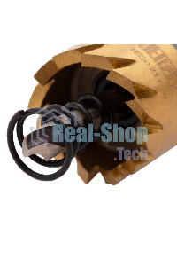 Коронка по металлу Denzel HSS, 21 мм, нитридтитановое покрытие