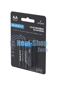 Щелочная батарейка Maxvi MBLR6CF2, COMFORT, AA, alkaline, 2 шт.