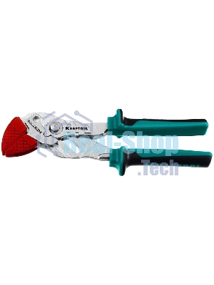 Клещи KRAFTOOL VISE-WRENCH X, 180 мм, клещи переставные-гаечный ключ