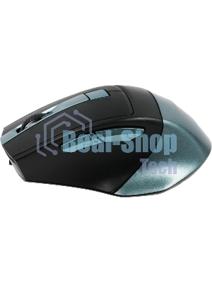 Мышь беспроводная A4Tech Fstyler FB35C зеленый/черный, 2000 dpi, радиоканал, Bluetooth, USB, кнопки - 6