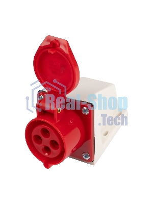 Розетка стационарная для наружной установки PPC 114 3Р+РЕ 16А 380В IP44 Jazzway