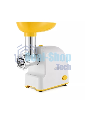 Мясорубка электрическая Kitfort КТ-2113-2 1000Вт белый/желтый