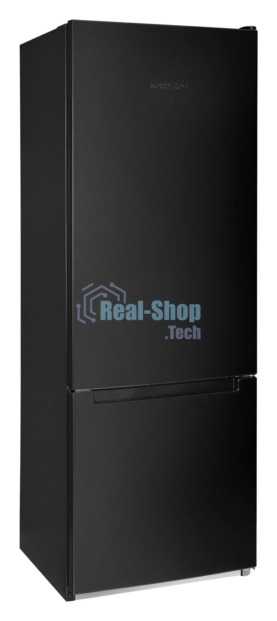 Холодильник Nordfrost NRB 122 B черный двухкамерный 205/70 л морозилка снизу, капельная система