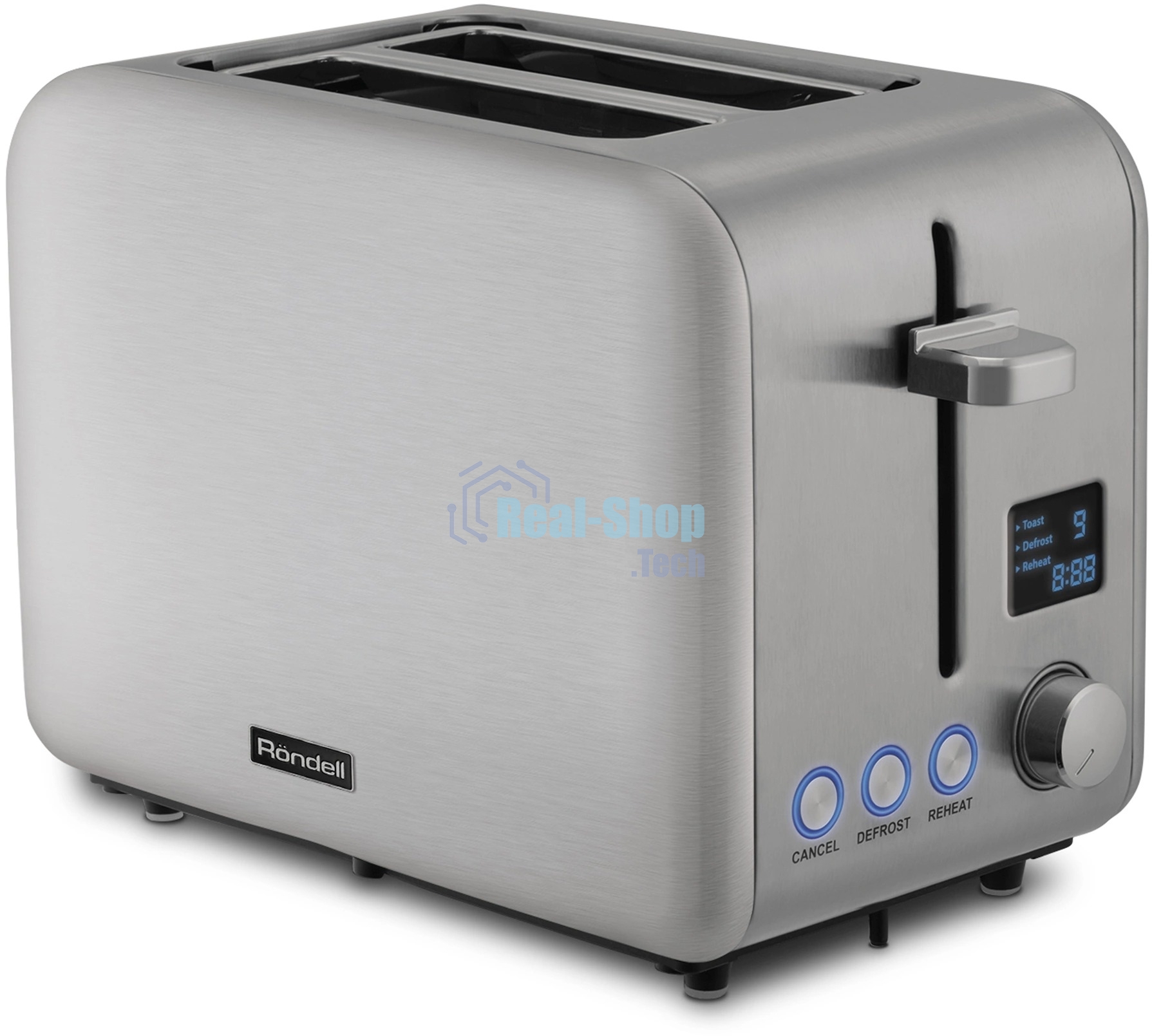 Тостер Rondell RDE-1203 950Вт стальной