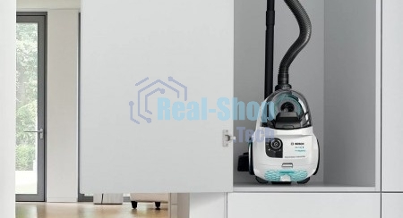 Пылесос Bosch BGC21HYG1 белый, 700 Вт, уборка сухая, пылесборник контейнер, 1.4 л