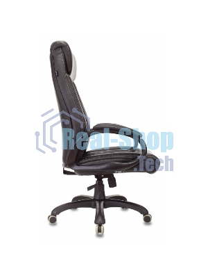 Кресло Бюрократ T-9922N Leather Venge Black черный, экокожа