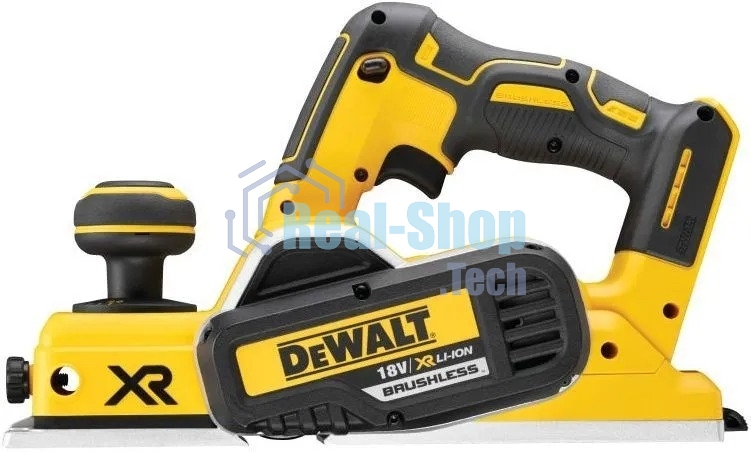 Аккумуляторный бесщеточный рубанок XR DeWalt DCP580N-XJ черный/желтый