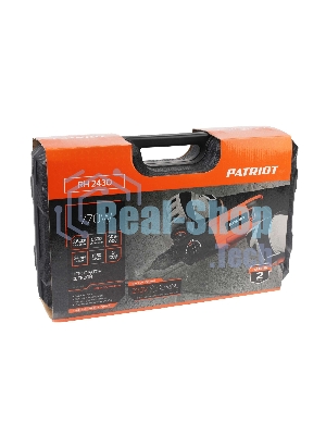 Перфоратор Patriot RH 243Q, SDS+, мощность 770 Вт, 2.6 Дж, 3 режима работы, быстросменный патрон QCC, макс.диаметр 24мм, глубиномер, кейс