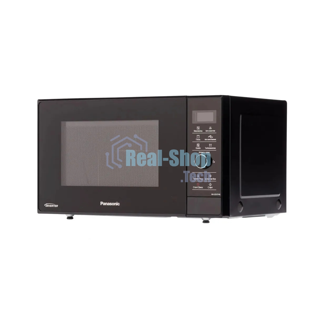 Микроволновая печь Panasonic NN-GD37HBZPE черный 23 л, 1000 Вт, переключатели - сенсор, поворотный механизм