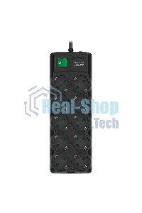 Сетевой фильтр SVEN SF-10E-16 5,0 м (10 розеток) черный