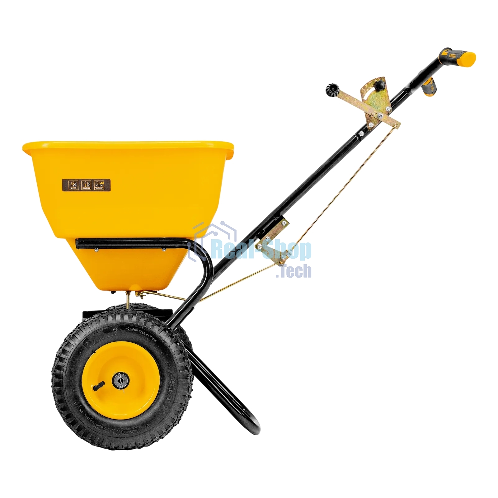 Механическая сеялка на колесах Denzel 45 л