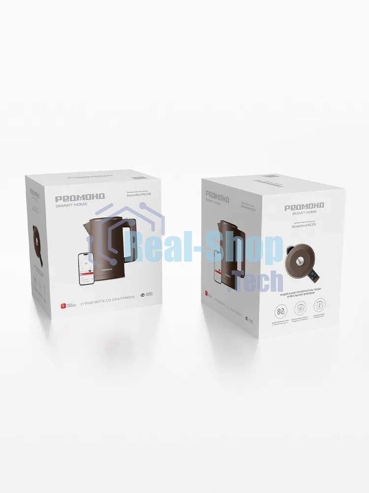 Чайник электрический умный Redmond SkyKettle KM-231S серо-коричневый