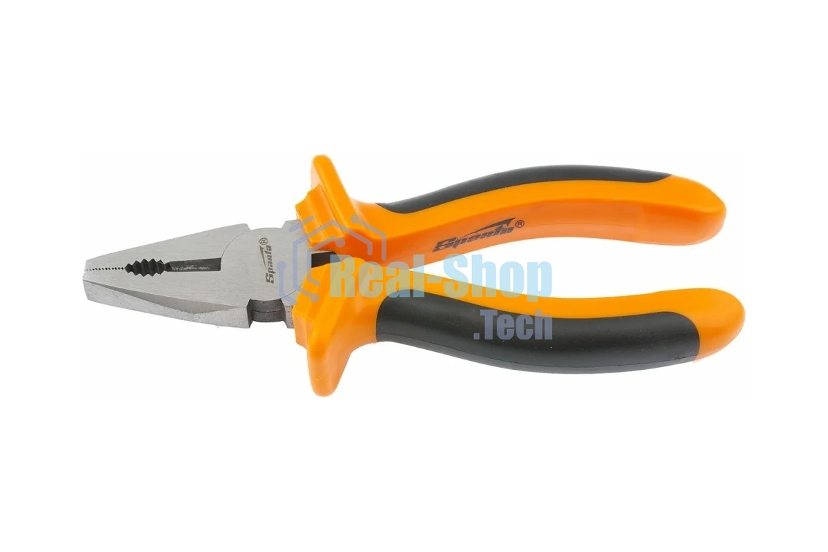 Плоскогубцы Sparta Comfort 160 мм, комбинированные шлифованные, двухкомпонентные рукоятки