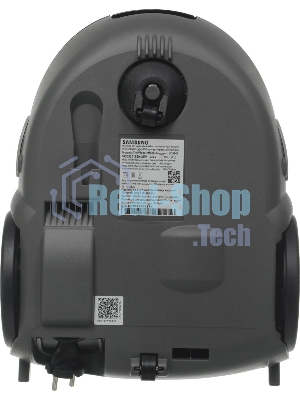 Пылесос Samsung VCC5241S3K/XEV черный/серый, 410/1800 Вт, уборка сухая, пылесборник мешок 2.4 л