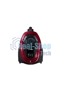 Пылесос Samsung VC18M31A0HP бордовый/черный, 380/1800 Вт, уборка сухая, пылесборник контейнер 2 л