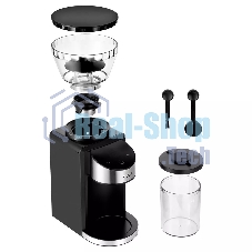 Кофемолка Kitfort КТ-7168 200Вт сист.помол.:жернова вместим.:250гр черный